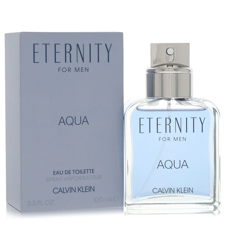Eternity Aqua by Calvin Klein 3.3 Oz Eau De Toilette for Men