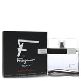 F by Ferragamo Pour Homme Black by Salvatore Ferragamo 3.4 Oz Eau De Toilette Spray In Box for Men