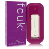 Fcuk 3 by French Connection 3.4 Oz Eau De Toilette Spray for Women