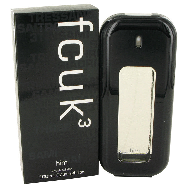Fcuk 3 by French Connection 3.4 Oz Eau De Toilette Spray for Men