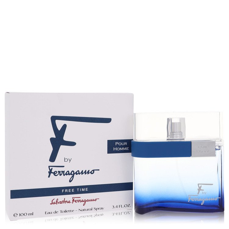 F Free Time by Salvatore Ferragamo Eau De Toilette Spray 3.4 oz for Men - Premium Designer Fragrance – Available at AAA Beauty