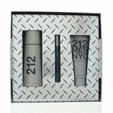 212 By Carolina Herrera Fragrance 3 Piece Gift Set - 3.4 Oz Edt Spray For Unisex