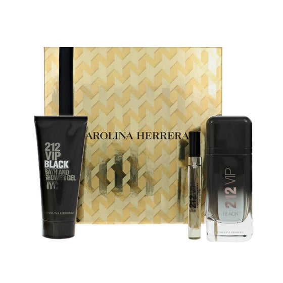 212 Vip Black By Carolina Herrera for Men - 3.4 OZ EAU DE PARFUM SPRAY