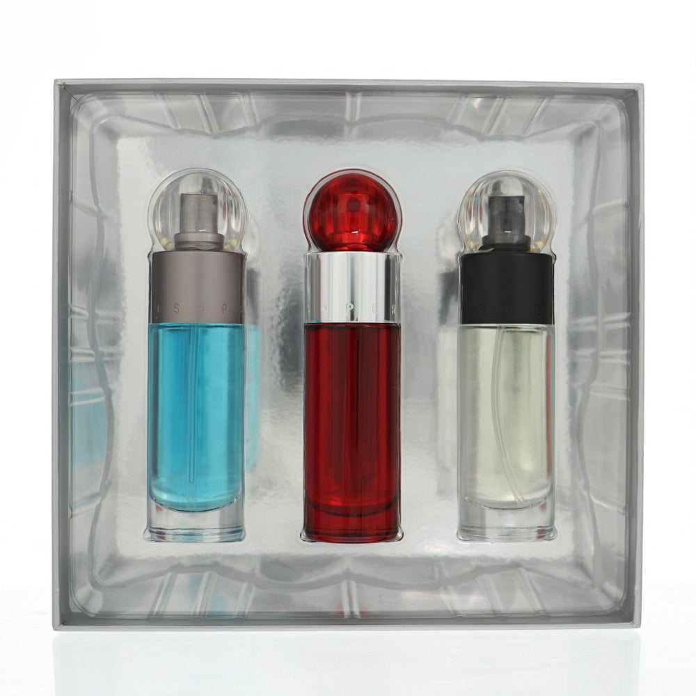 Perry Ellis 360 By Perry Ellis Cologne 3 Piece Gift Set - 1.0 Oz 360 Perry Ellis Eau De Toilette Spray, 1.0 Oz 360 Red Perry Ellis Eau De Toilette Spray, 1.0 Oz Perry Ellis Reserve Eau De Toilette Spray For Men - Gift Set