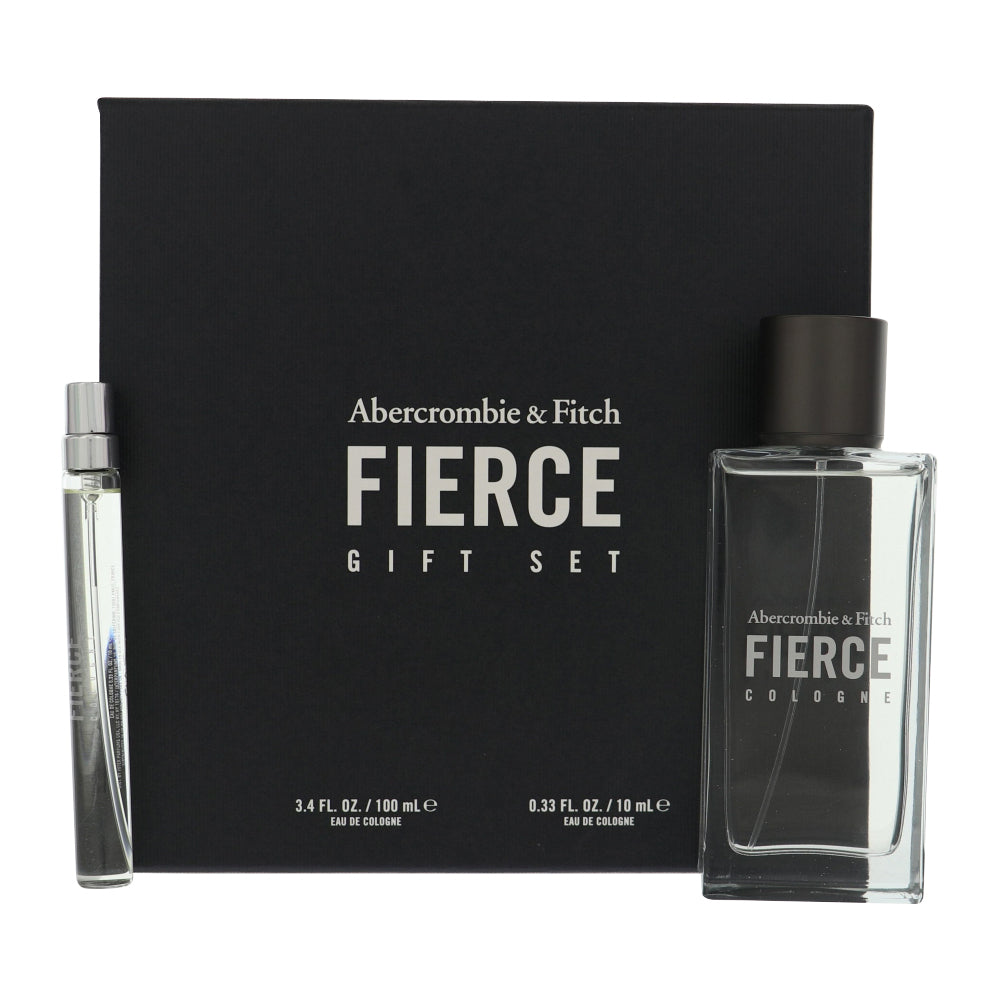 Abercrombie & Fitch Fierce By Abercrombie & Fitch Cologne 2 Piece Gift Set - 3.4 Oz Eau De Cologne Spray, 0.33 Oz Eau De Cologne Spray For Men - Gift Set