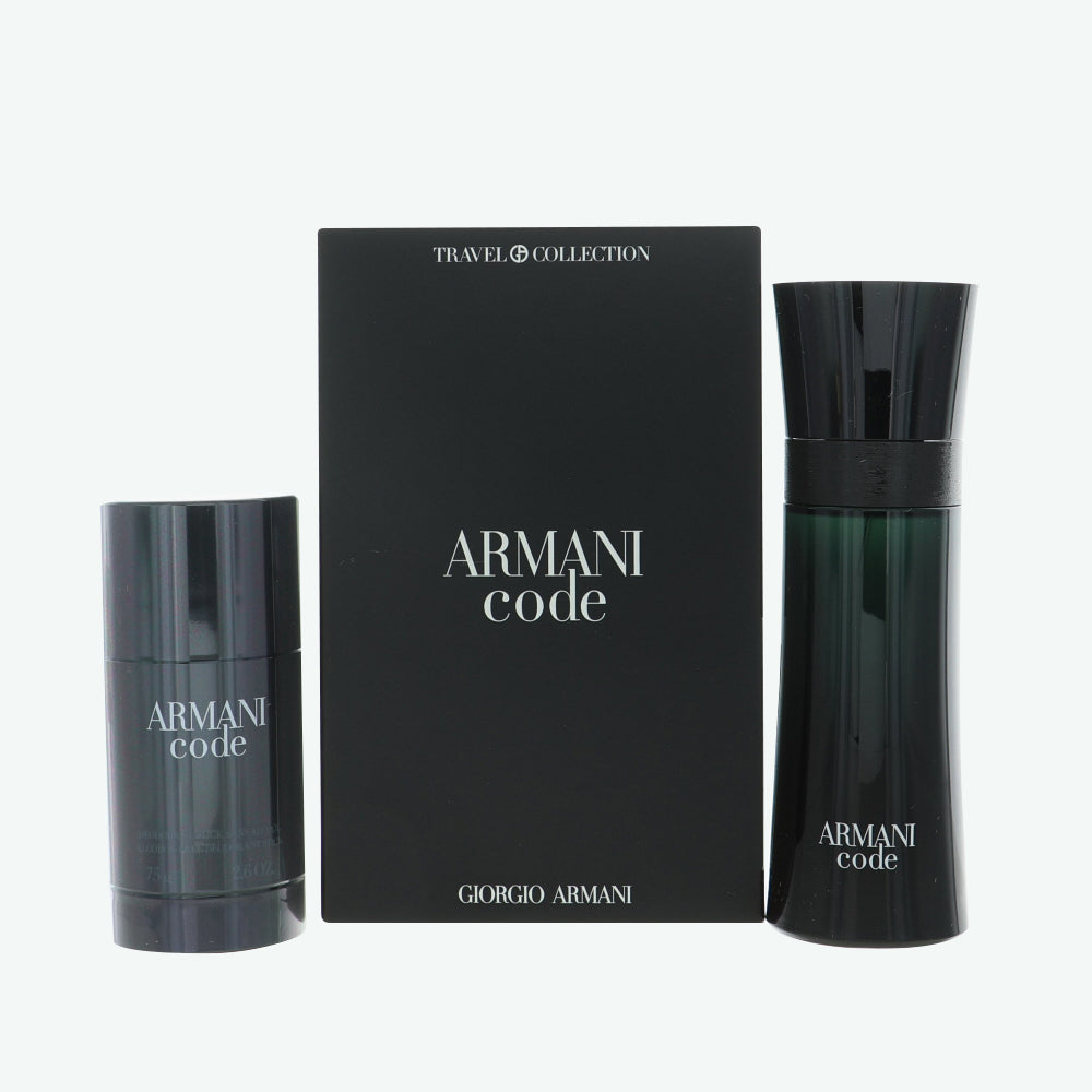 Armani Code By Giorgio Armani Cologne 2 Piece Gift Set - 2.5 Oz Edt Spray For Men - Gift Set