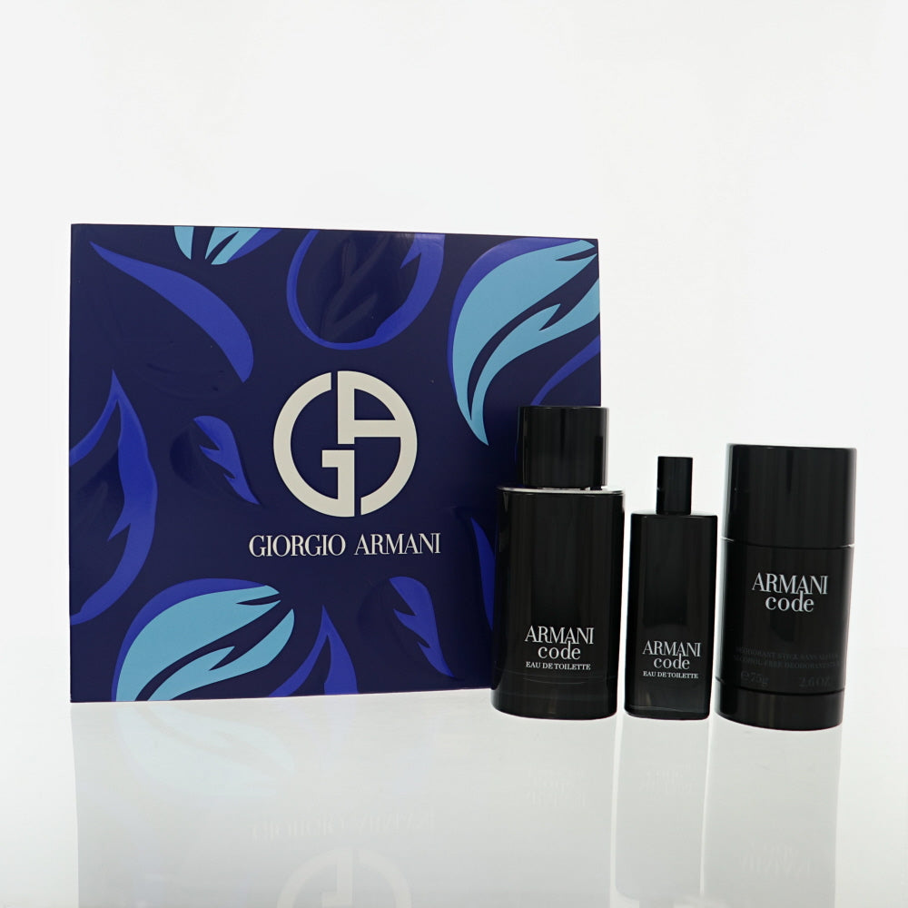 Armani Code by Giorgio Armani 2.5 Oz Eau De Toilette Gift Set for Men