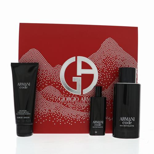 Armani Code By Giorgio Armani Cologne 4.2 Oz Eau De Toilette Spray For Men - Gift Set