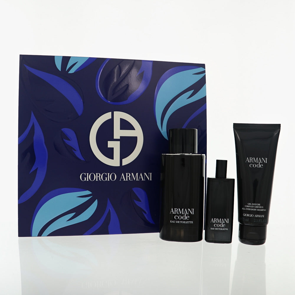 Armani Code by Giorgio Armani 4.2 Oz Eau De Toilette Spray Gift Set for Men