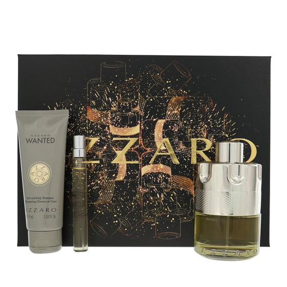 Azzaro Wanted by Azzaro 3.3 Oz Eau De Toilette Gift Set for Men