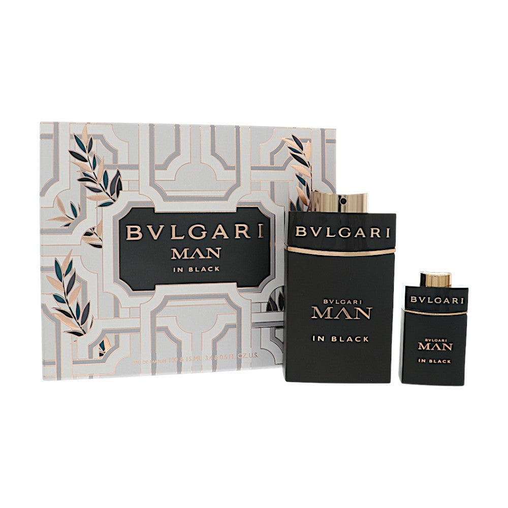 Bvlgari Man In Black by Bvlgari 3.4 Oz Eau De Parfum Spray Gift Set for Men