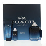 Coach Blue By Coach 3 Piece Gift Set - 3.3 Oz Eau De Toilette Spray, 0.5 Oz Eau De Toilette Spray, 3.3 Oz All - Over Shower Gel For Men In Gift Set