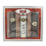 Cuba Gold By Cuba Cologne 3 Piece Gift Set - 3.3 Oz Edt Spray, 6.6 Oz Body Spray, 3.3 Oz After Shave For Men - Gift Set