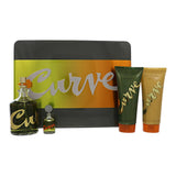 Curve by Liz Claiborne 4.2 Oz Cologne After Shave Gift Set for Men