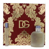 Dg Light Blue 2 Pc Set EDT Spray 4.2, EDT Spray 0.33 ( Hard Box ) Cologne by Dolce & Gabbana for Men