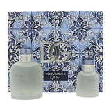 D & G Light Blue by Dolce & Gabbana 4.2 Oz Eau De Toilette Gift Set for Men