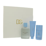 D&G Light Blue by Dolce & Gabbana 3.38 Oz Eau De Toilette Gift Set for Men