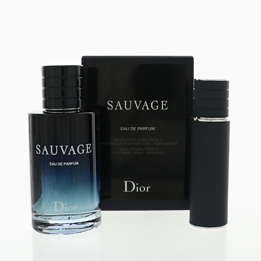 Sauvage by Christian Dior 3.4 Oz Eau De Parfum Gift Set for Men