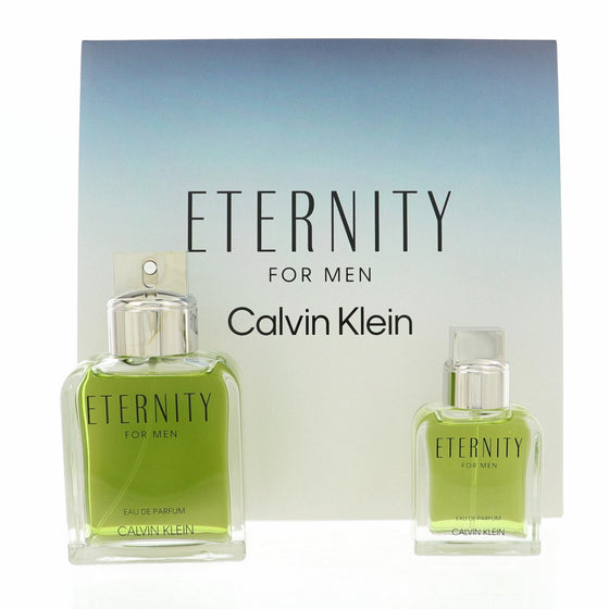 Eternity by Calvin Klein 3.3 Oz Eau De Parfum Spray Gift Set for Men