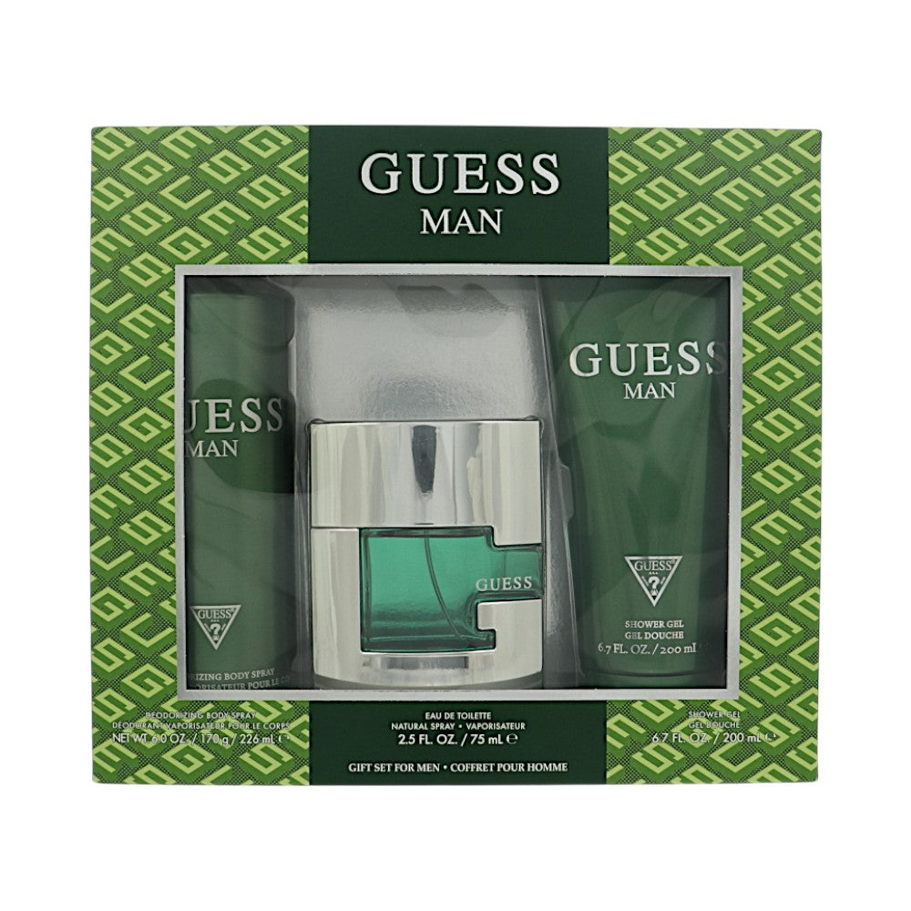 Guess by Guess 2.5 Oz Eau De Toilette Shower Gel Gift Set for Men