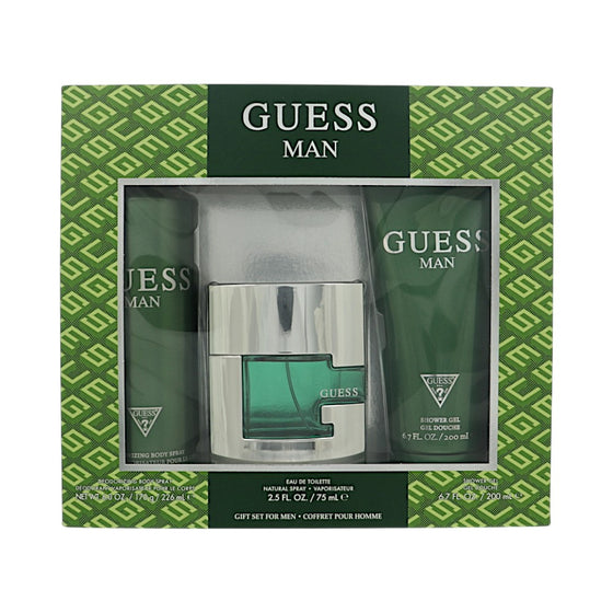 Guess by Guess 2.5 Oz Eau De Toilette Shower Gel Gift Set for Men