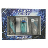 Night 3.4, Deo 6.0 by Guess 6.7 Oz Eau De Toilette Spray for Men 3 Pc Set