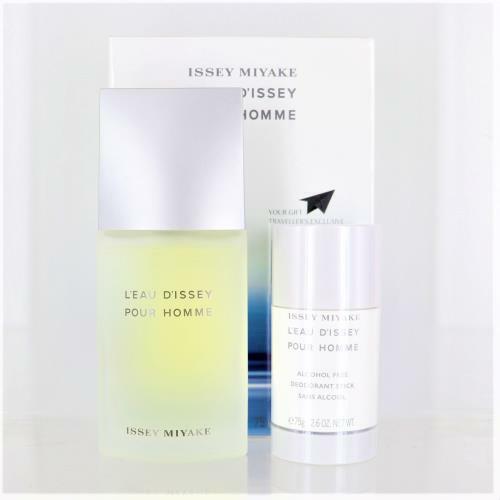 L'Eau D'Issey Pour Homme By Issey Miyake Cologne 2 Piece Gift Set - 2.5 Oz Eau De Toilette Spray For Men - Gift Set