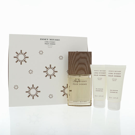L'eau D'issey Vetiver by Issey Miyake 1.6 Oz Eau De Toilette Shower Gel Gift Set for Men