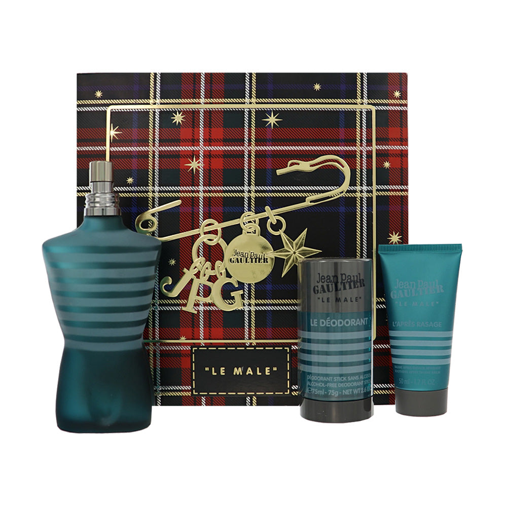 Jean Paul Gaultier Le Male by Jean Paul Gaultier 4.2 Oz Eau De Toilette After Shave Gift Set for Men