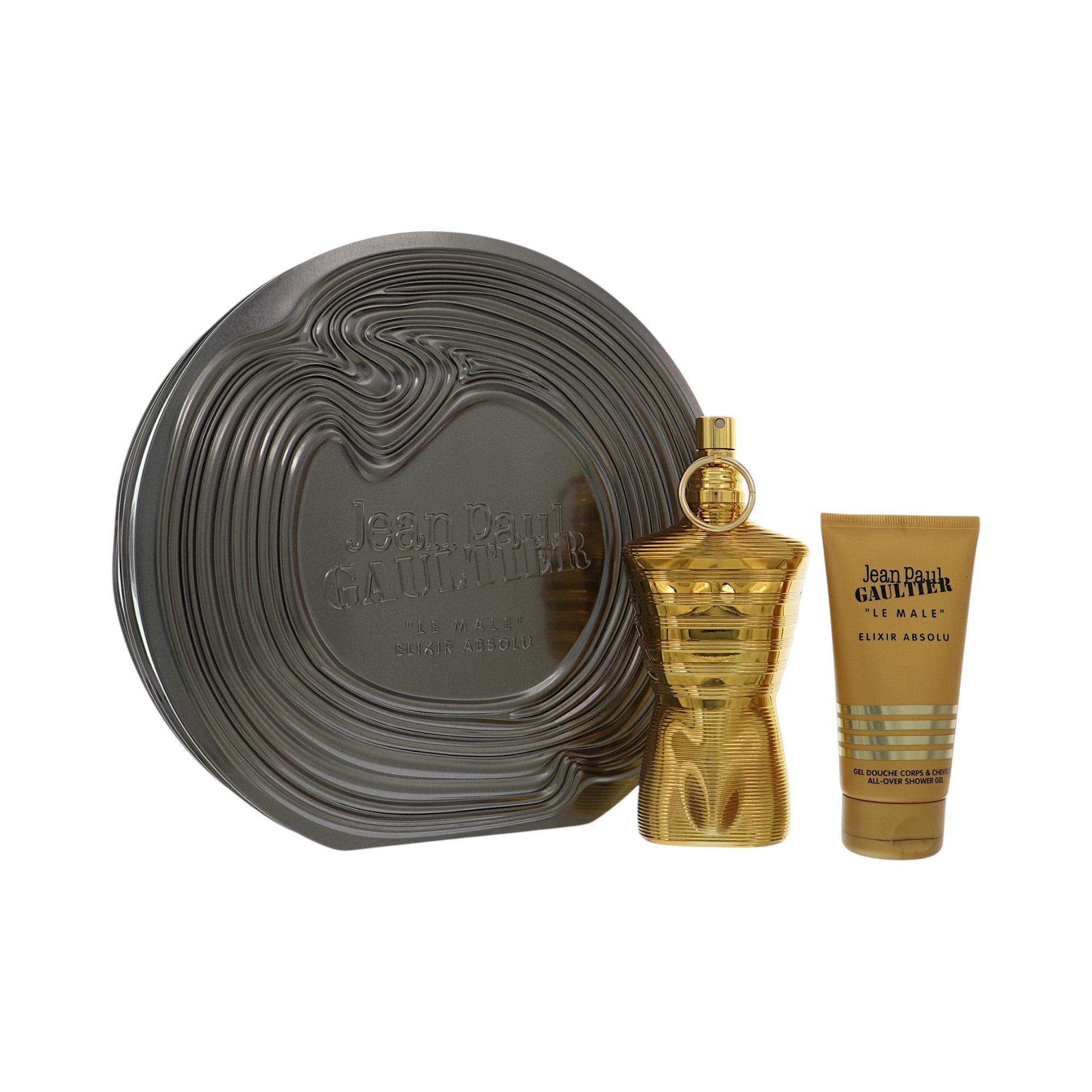 Elixir Absolu by Jean Paul Gaultier 4.2 Oz Parfum Shower Gel Gift Set for Men