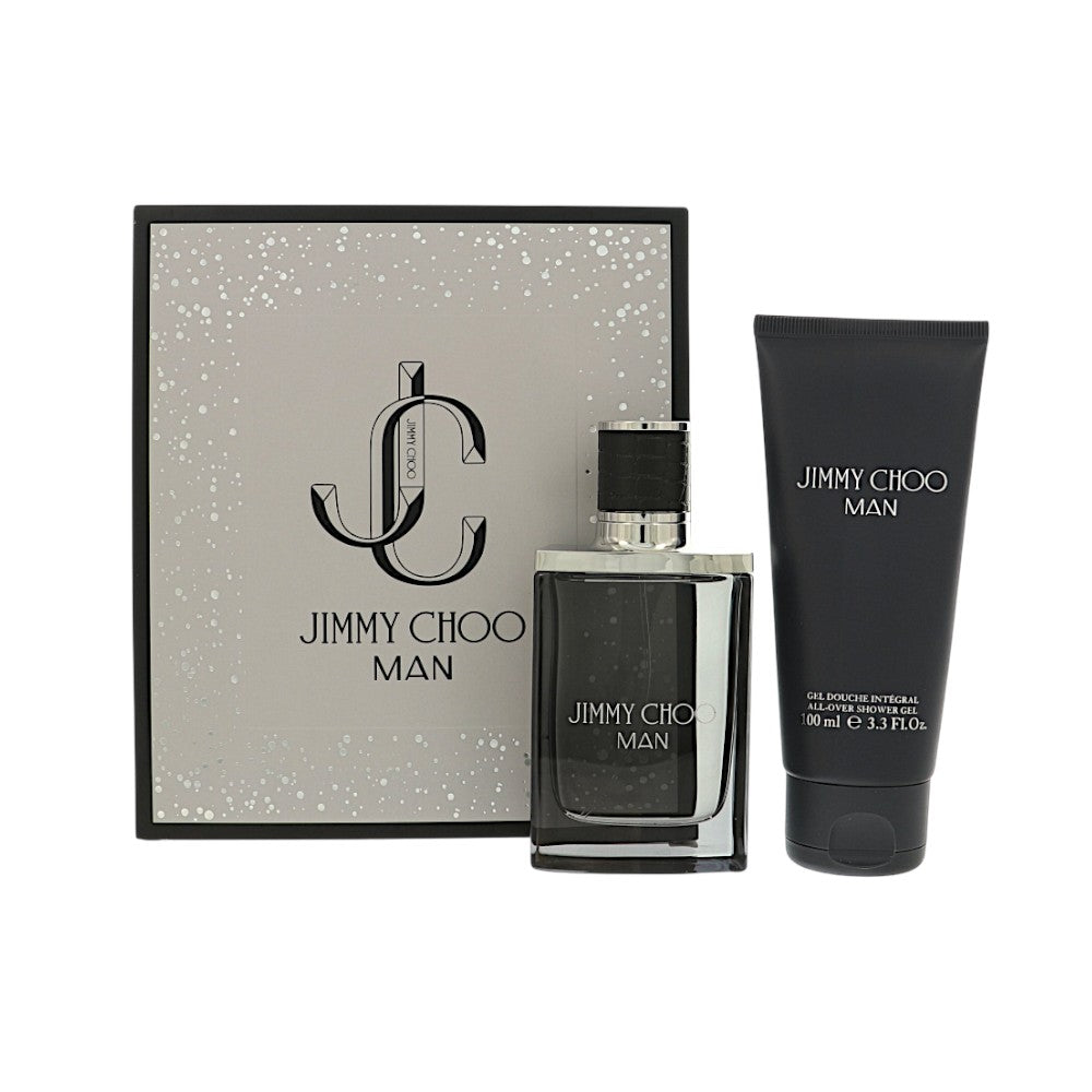 Jimmy Choo Man by Jimmy Choo 1.7 Oz Eau De Toilette Shower Gel Gift Set for Men