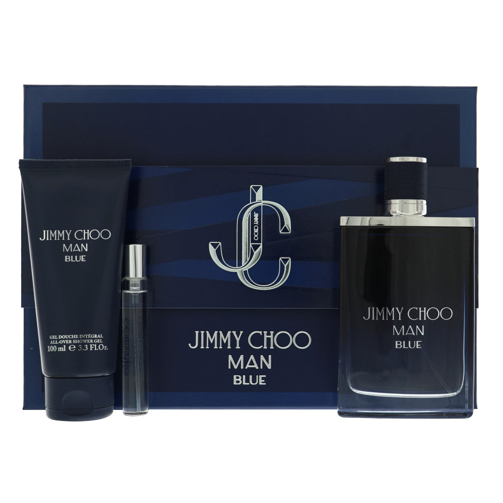 Jimmy Choo Man Blue by Jimmy Choo Gift Set 3 pcs for Men