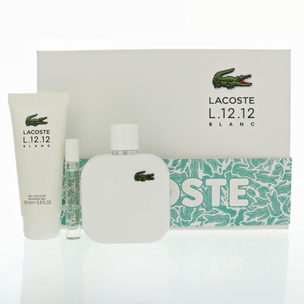 L.12.12 Blanc By Lacoste for Men - 3.3 OZ EAU DE TOILETTE SPRAY