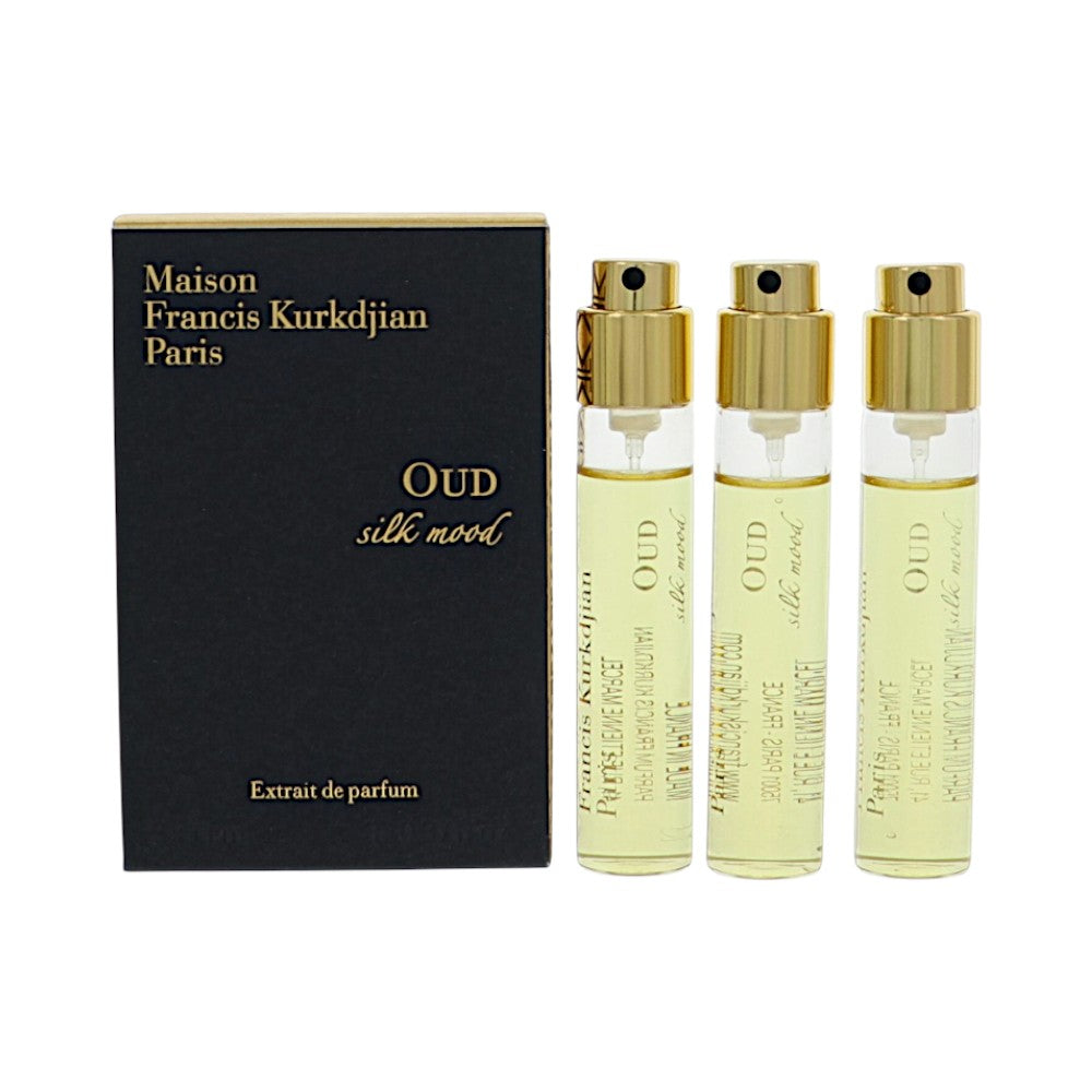 Oud Silk Mood by Maison Francis Kurkdjian 0.37 Oz Extrait De Parfum Spray Gift Set for Men