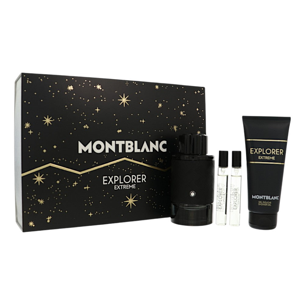 Explorer Extreme by Mont Blanc 3.3 Oz Parfum Shower Gel Gift Set for Men