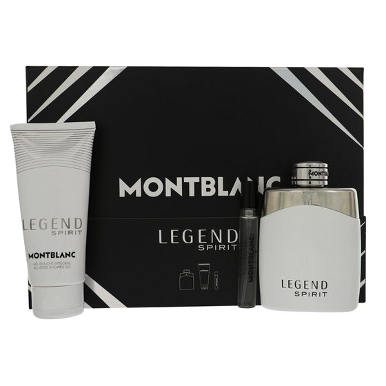 Legend Spirit by Montblanc 3.3 Oz Eau De Toilette Gift Set for Men