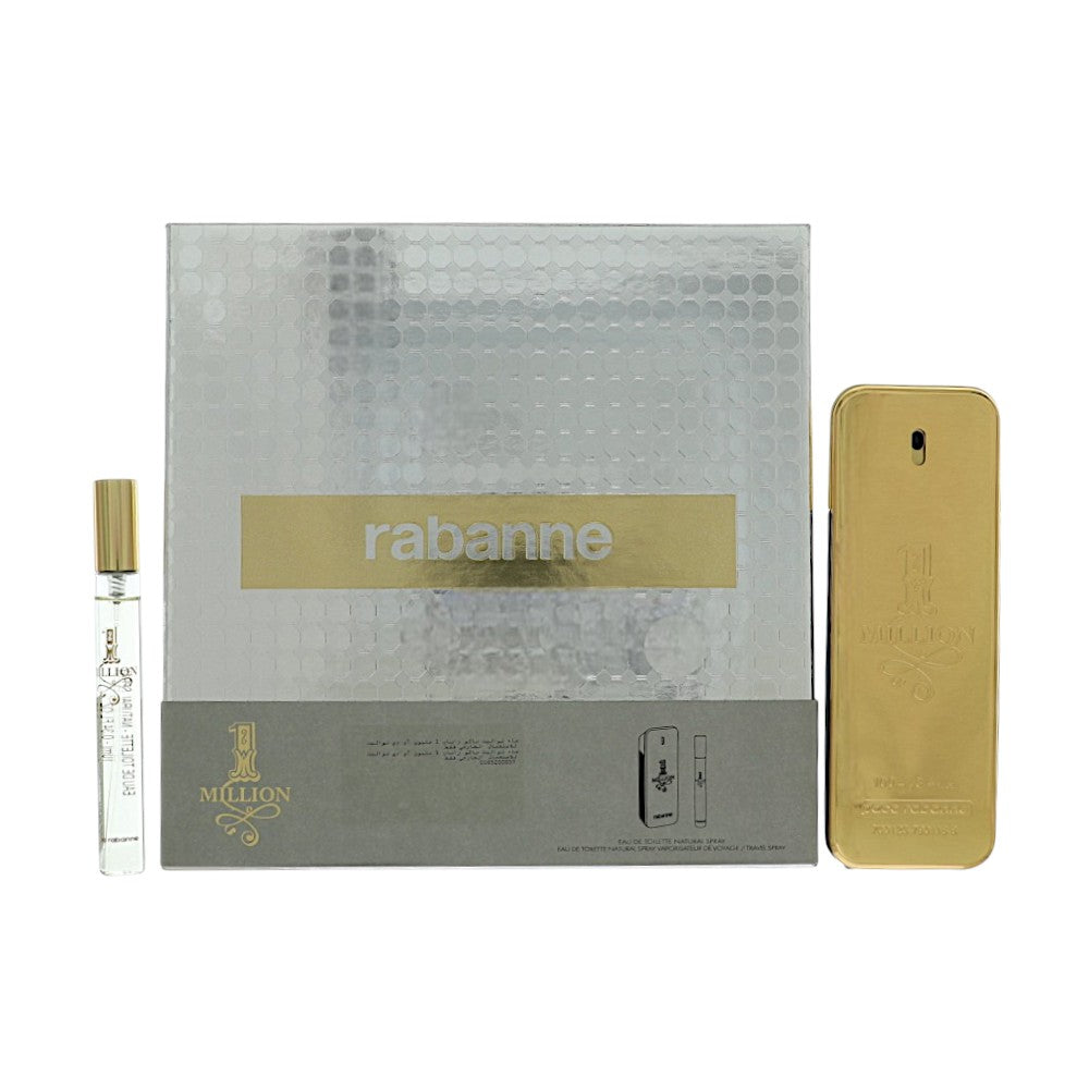 Paco Rabanne 1 Million by Paco Rabanne 3.4 Oz Eau De Toilette Spray Gift Set for Men