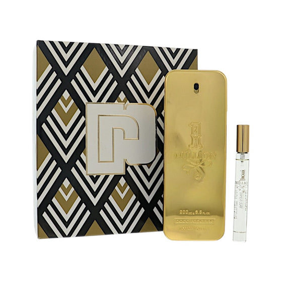 Paco Rabanne 1 Million by Paco Rabanne 6.8 Oz Eau De Toilette Spray Gift Set for Men
