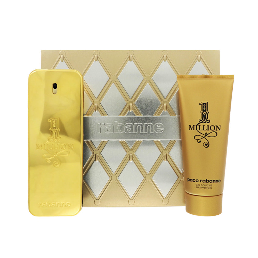 Paco Rabanne 1 Million by Paco Rabanne 3.4 Oz Eau De Toilette Gift Set for Men