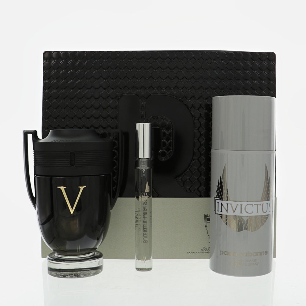Invictus Victory by Paco Rabanne Gift Set 3 Pcs