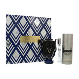 Invictus Victory Elixir 3.4, Deo 5.1 by Paco Rabanne 0.34 Oz Parfum Spray for Men 3 Pc Set