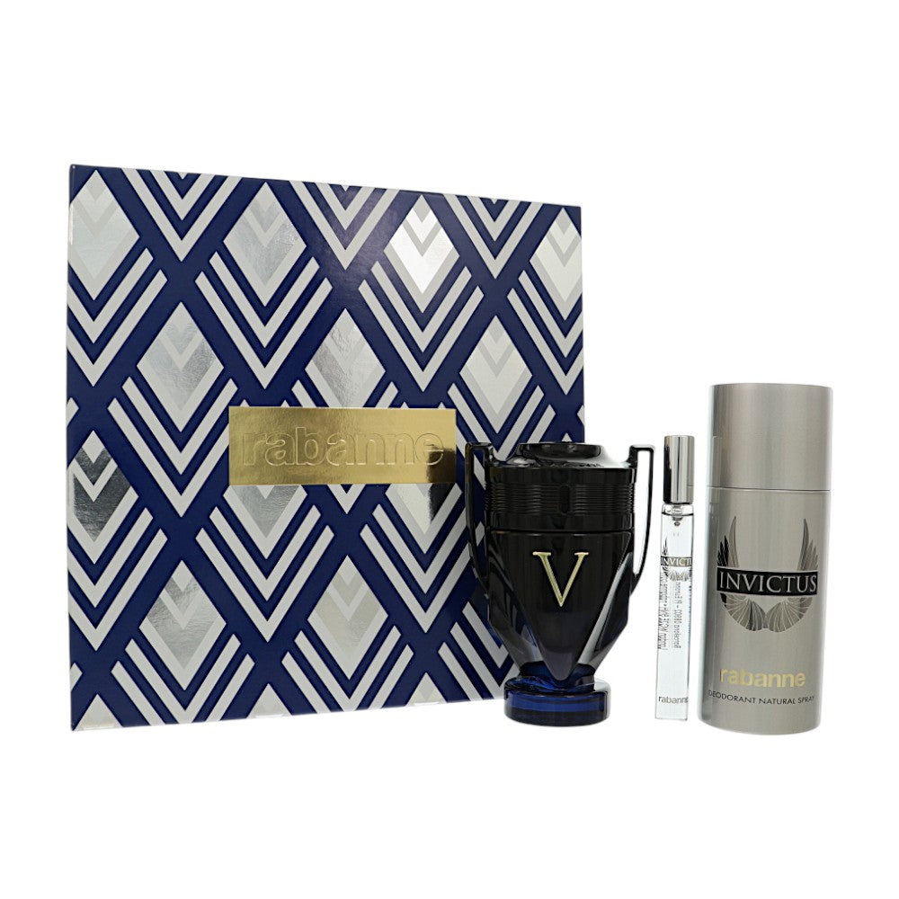 Invictus Victory Elixir by Paco Rabanne 3.4 Oz Gift Set for Men