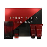 Red Sky by Perry Ellis 3.4 Oz Eau De Toilette After Shave Gift Set for Men