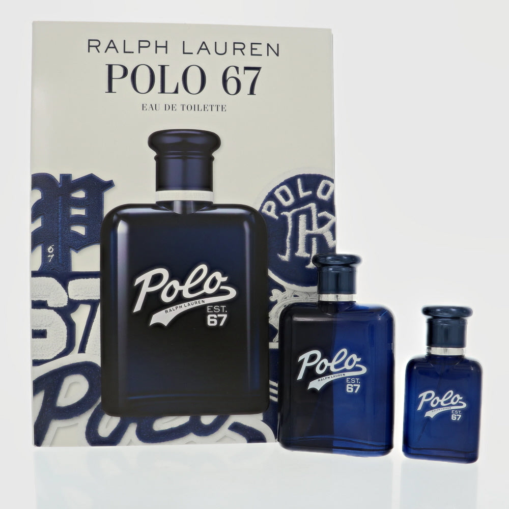Polo 67 By Ralph Lauren Cologne 4.2 Oz Eau De Toilette Spray For Men - Gift Set