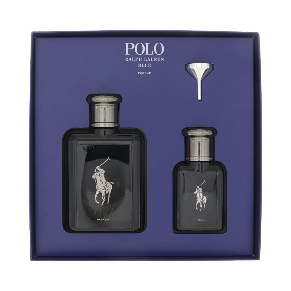 Polo Blue By Ralph Lauren Fragrance 2 Piece Gift Set - 4.2 Oz Parfum Spray Recharge For Unisex