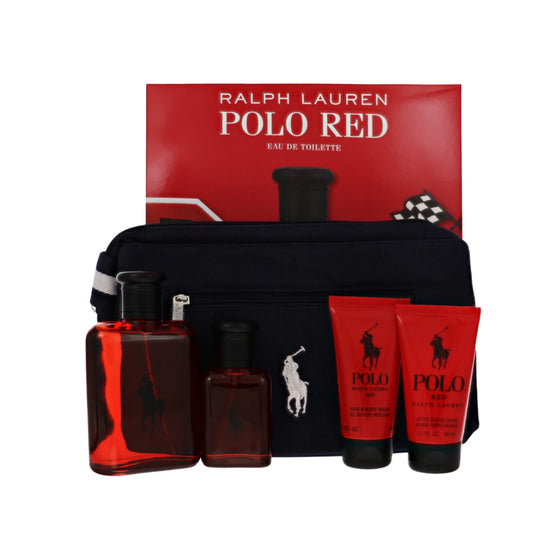 Polo Red by Ralph Lauren 4.2 Oz Gift Set for Men