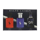 Ralph Lauren Set Red, Blue /ea by Ralph Lauren 1.36 Oz for Men 3 Pc Set