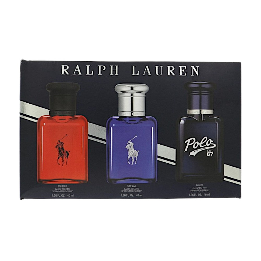 World Of Polo Discovery Set by Ralph Lauren 1.36 Oz Eau De Toilette Spray Gift Set for Men