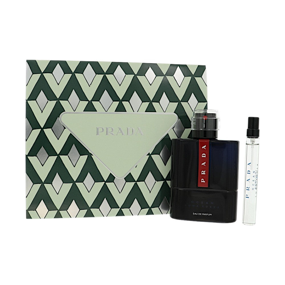 Prada Luna Rossa Ocean by Prada 3.3 Oz Eau De Parfum Gift Set for Men