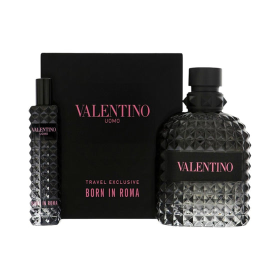 Valentino Born In Roma by Valentino 3.4 Oz Eau De Toilette Spray Gift Set for Men